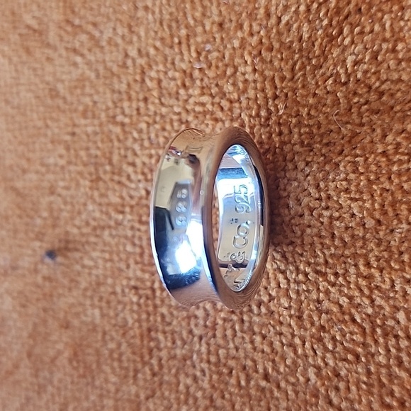Tiffany & Co. Jewelry - Tiffany & Co. Sterling Silver 925 1997 Ring Band Logo Sz. 5